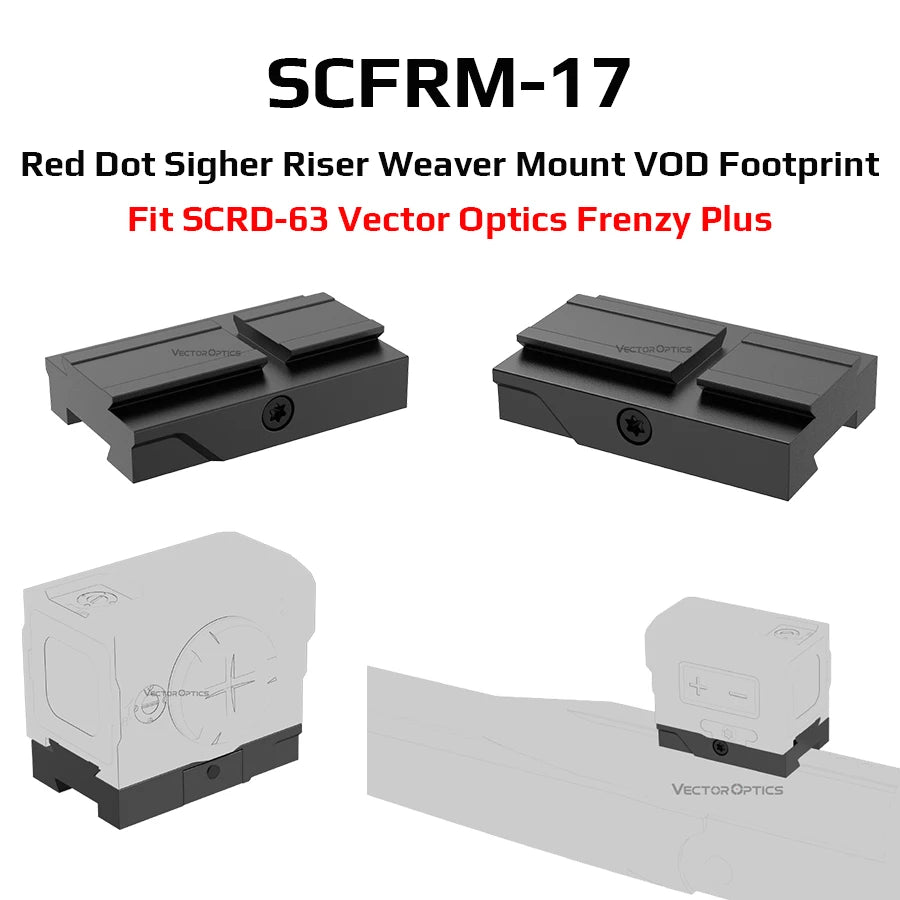 Adaptateur Universel pour Viseur Red Dot Airsoft M2/M4 – Montage sur Pistolet pour Accessoires Tactiques et de Chasse - BLACKBEARD OUTDOOR INDUSTRIES