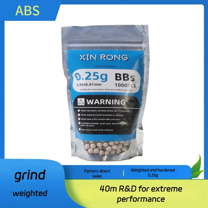 1000 Rounds Airsoft 6mm BBs Ma boutique