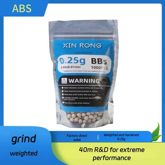 1000 Rounds Airsoft 6mm BBs Ma boutique