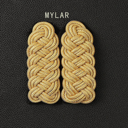 Épaulettes à franges et aiguillette dorées – Ensemble de cérémonie Bullion