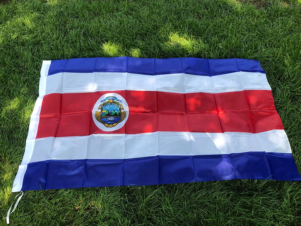 Drapeau du Costa Rica – 90x150 cm – Drapeau National – Polyester Imprimé – Décoration et Événements BLACKBEARD OUTDOOR INDUSTRIES