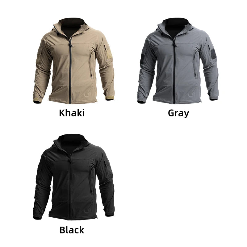 veste tactique IDOGEAR coupe vent imperméable - BLACKBEARD OUTDOOR INDUSTRIES