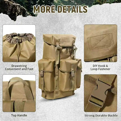 Sac à dos militaire à cordon en Oxford 300D