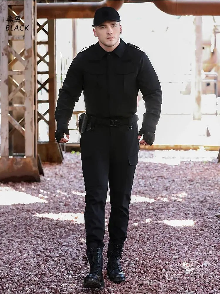 Ensemble Tactique à Séchage Rapide – Veste et Pantalon Longs Manches, Uniforme de Travail, Idéal pour Entraînement et Activités Extérieures BLACKBEARD OUTDOOR INDUSTRIES