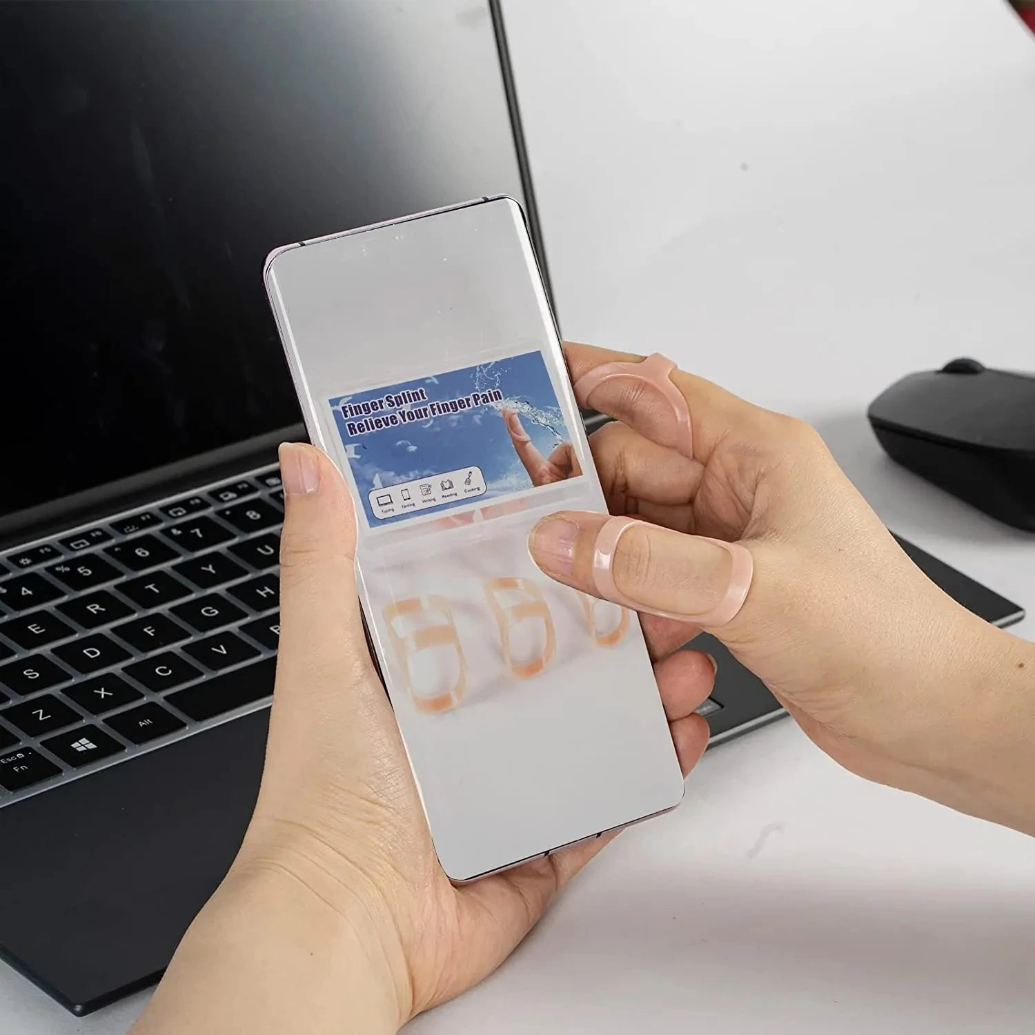 5Pcs attelles en plastique pour doigts Ma boutique