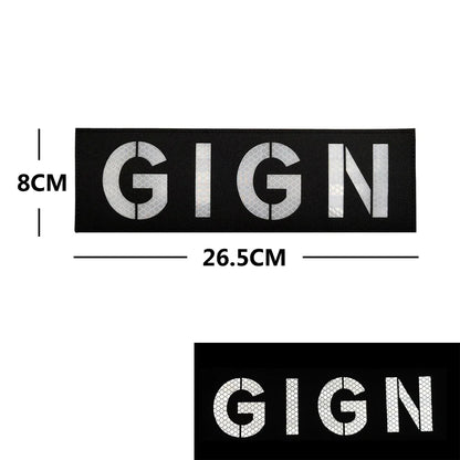 Patch Tactique France GIGN Infrared – Brodé avec Drapeau et Effet Réfléchissant IR - BLACKBEARD OUTDOOR INDUSTRIES