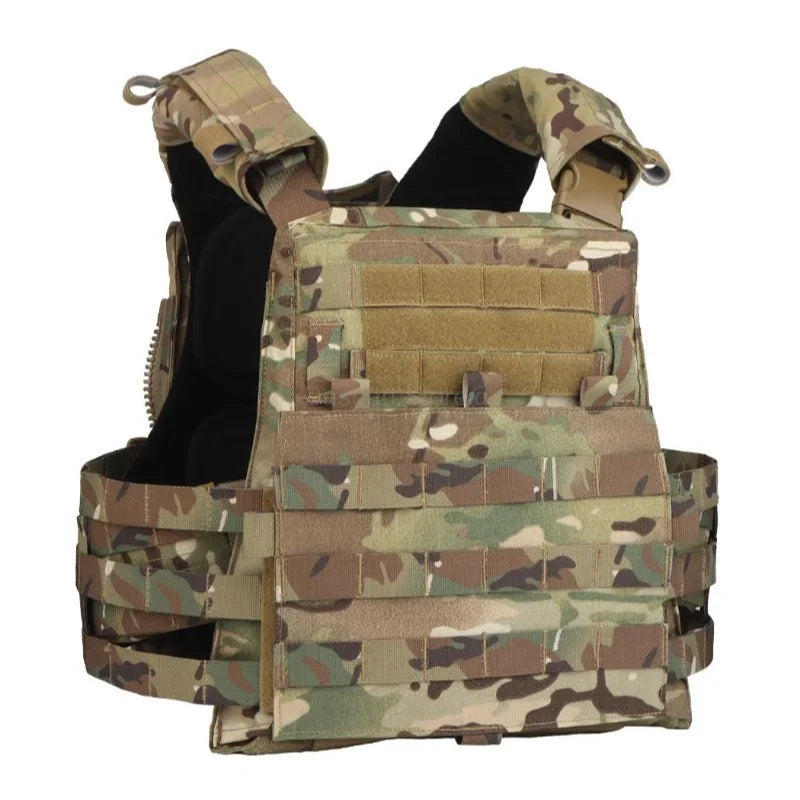 Gilet Tactique AVS MBAV Plate Carrier – Gilet Modulaire Adaptatif à Libération Rapide, Confortable, avec Système MOLLE – Airsoft, Entraînement, Chasse et Combat BLACKBEARD OUTDOOR INDUSTRIES