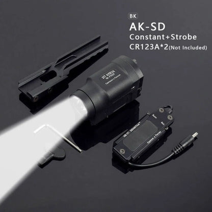 Lampe tactique LED pour rail Picatinny 20 mm – AK-SD et KLESCH