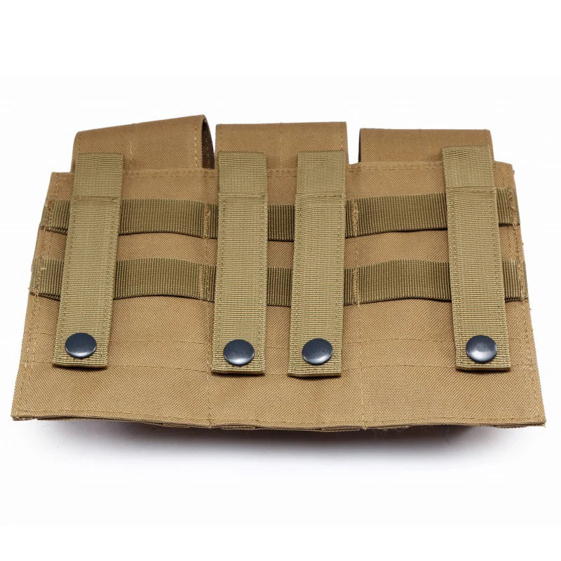Tactical MOLLE 5.56mm Magazine Pouch – Double/Triple Mag Pouch pour M4, AR15, CS Rifle, Paintball & Chasse - BLACKBEARD OUTDOOR INDUSTRIES