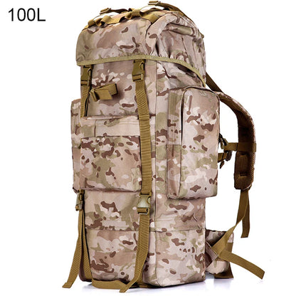 Sac à Dos Tactique 100L – Ultra Grande Capacité Étanche avec Cadre Interne - BLACKBEARD OUTDOOR INDUSTRIES