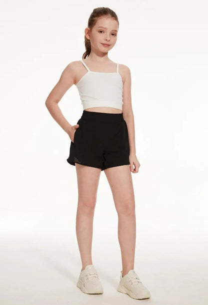 short de sport fille polyester Drytech Ma boutique