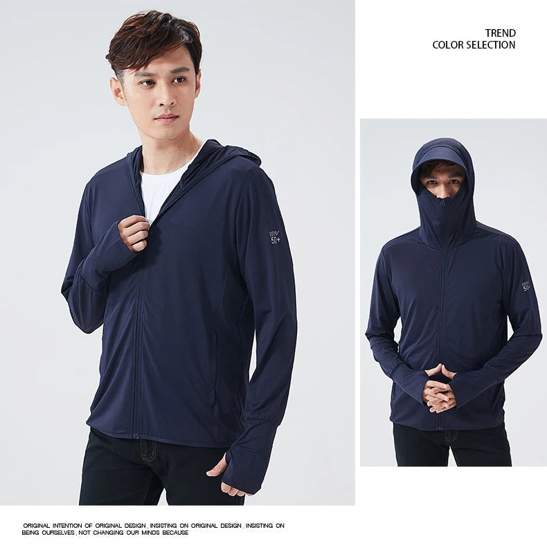 Veste Anti-UV Unisexe à Séchage Rapide | Veste Légère Outdoor à Capuche – Modèle LNGXO - BLACKBEARD OUTDOOR INDUSTRIES