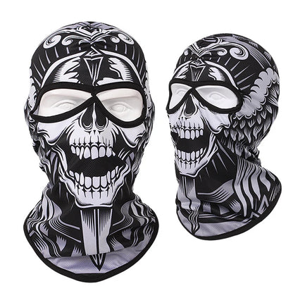 Cagoule Tactique Skull Couvre-Visage Intégral Coupe-Vent – Doublure Casque Moto & Vélo – Nylon/Polyester – 7 Coloris