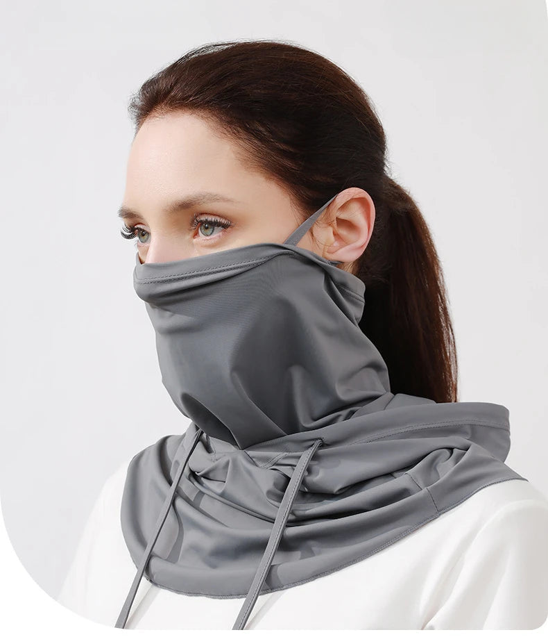 Balaclava Men Women Face Mask Sun/UV Protection Breathable Long Neck Covers Ma boutique