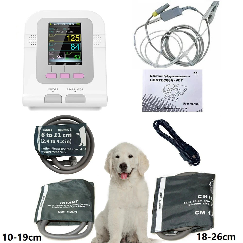 CONTEC08A Moniteur de Tension Artérielle Électronique pour Animaux (Vétérinaire) Ma boutique