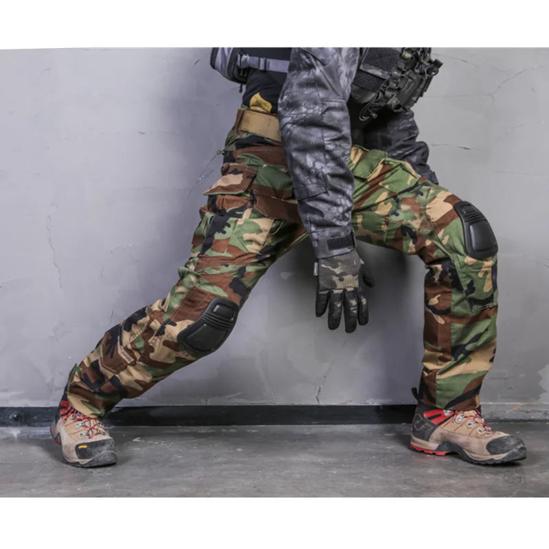 Pantalon Cargo Tactique Camouflage Multicam avec Genouillères – Homme/Femme - BLACKBEARD OUTDOOR INDUSTRIES