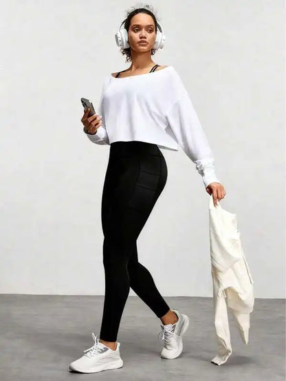 Legging Yoga Femme Taille Haute – Poche Téléphone, Gainant, Anti-Squat - BLACKBEARD OUTDOOR INDUSTRIES