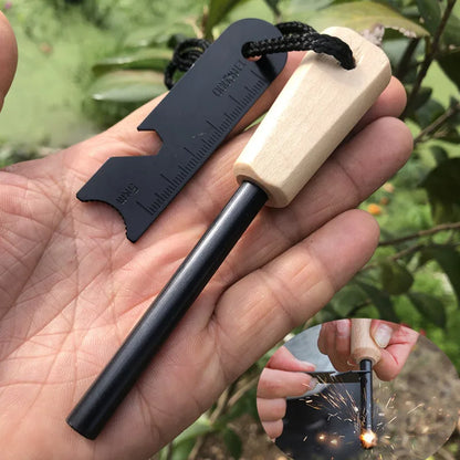 Allume-Feu Silex Magnésium – Kit Survie Camping Bushcraft