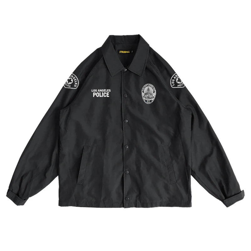 Veste Police Los Angeles Style LAPD – Coton Épais Homme