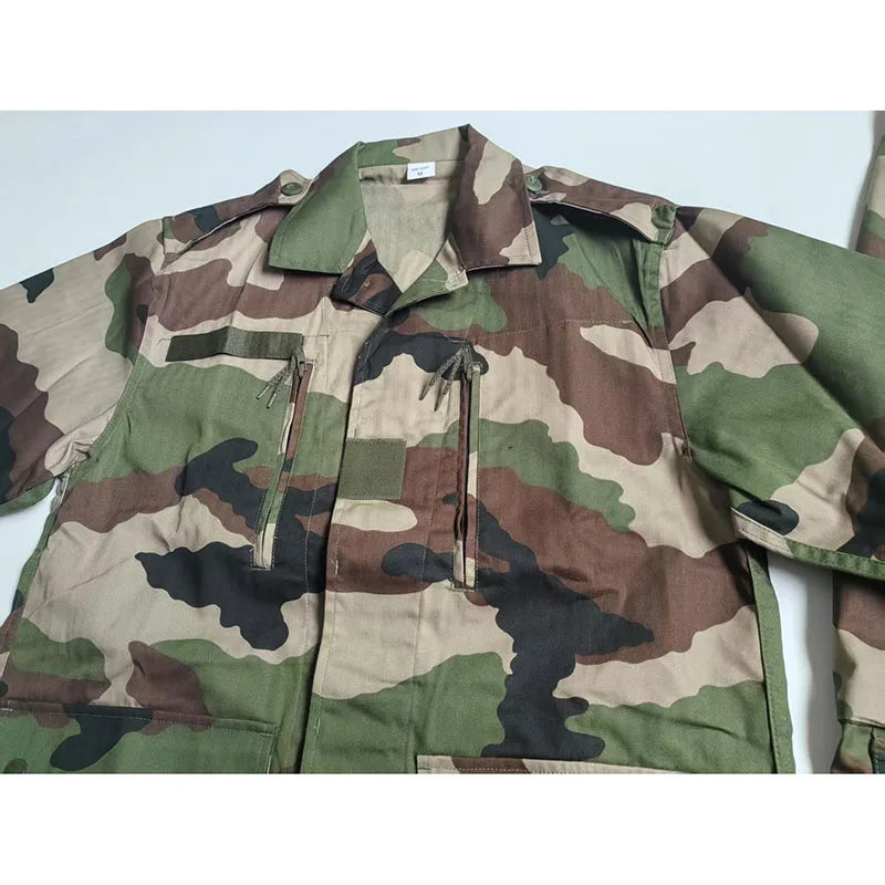 Treillis Militaire Style F2 — Ensemble Veste & Pantalon Camouflage Armée Française - BLACKBEARD OUTDOOR INDUSTRIES