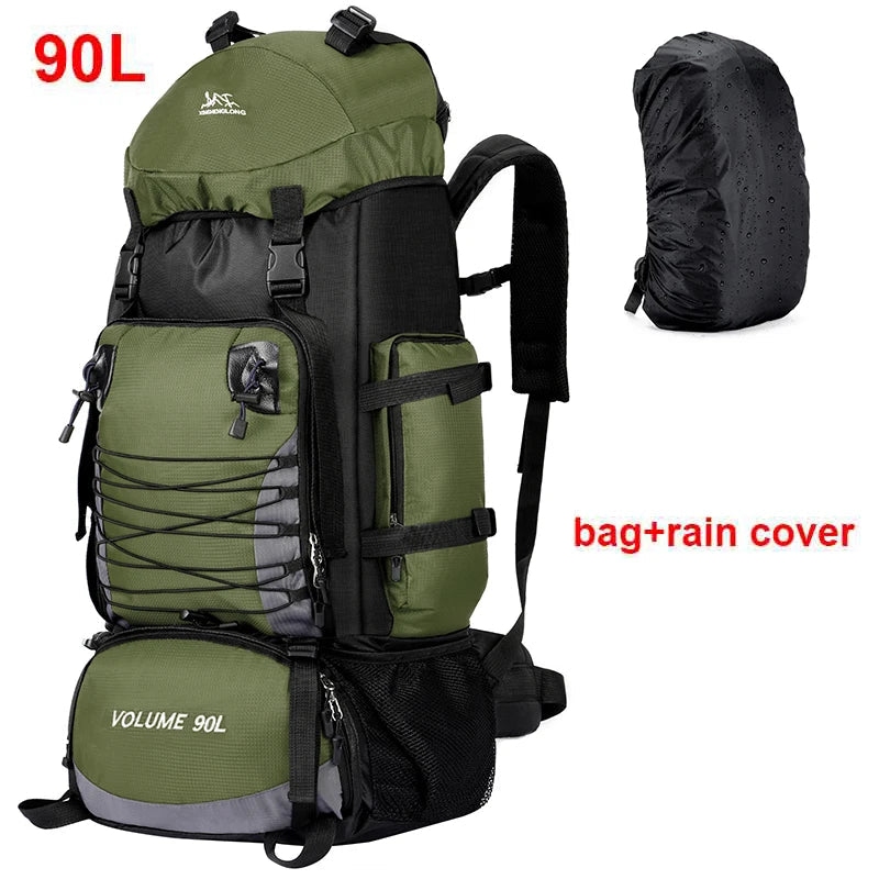 Sac à Dos de Randonnée 90L – Grand Format Résistant & Multifonction - BLACKBEARD OUTDOOR INDUSTRIES
