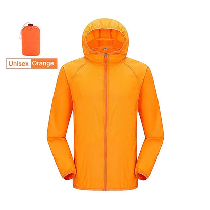 Veste Imperméable Randonnée Légère Anti UV Outdoor