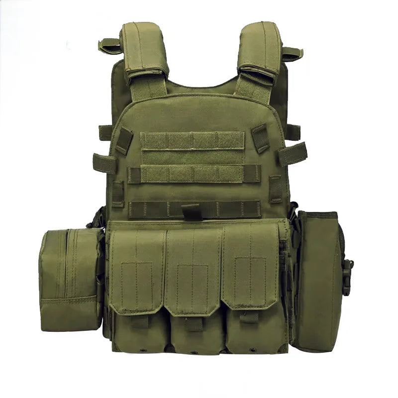 Gilet Tactique Porte-Plaque Enfant – Camouflage Militaire Respirant