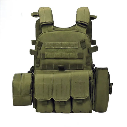 Gilet Tactique Porte-Plaque Enfant – Camouflage Militaire Respirant
