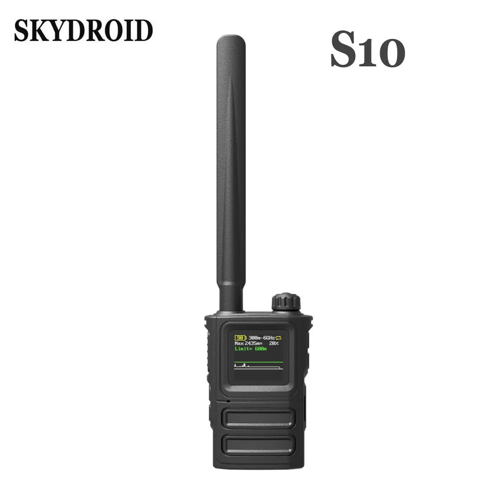 Skydroid S10 – Détecteur de Drone Portatif 300 MHz–6 GHz | Portée 1 km - BLACKBEARD OUTDOOR INDUSTRIES