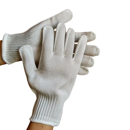 1 paire de gants anti coupures inox & fibre PE – respirants, antidérapants, pour cuisine, boucherie & bricolage - BLACKBEARD OUTDOOR INDUSTRIES