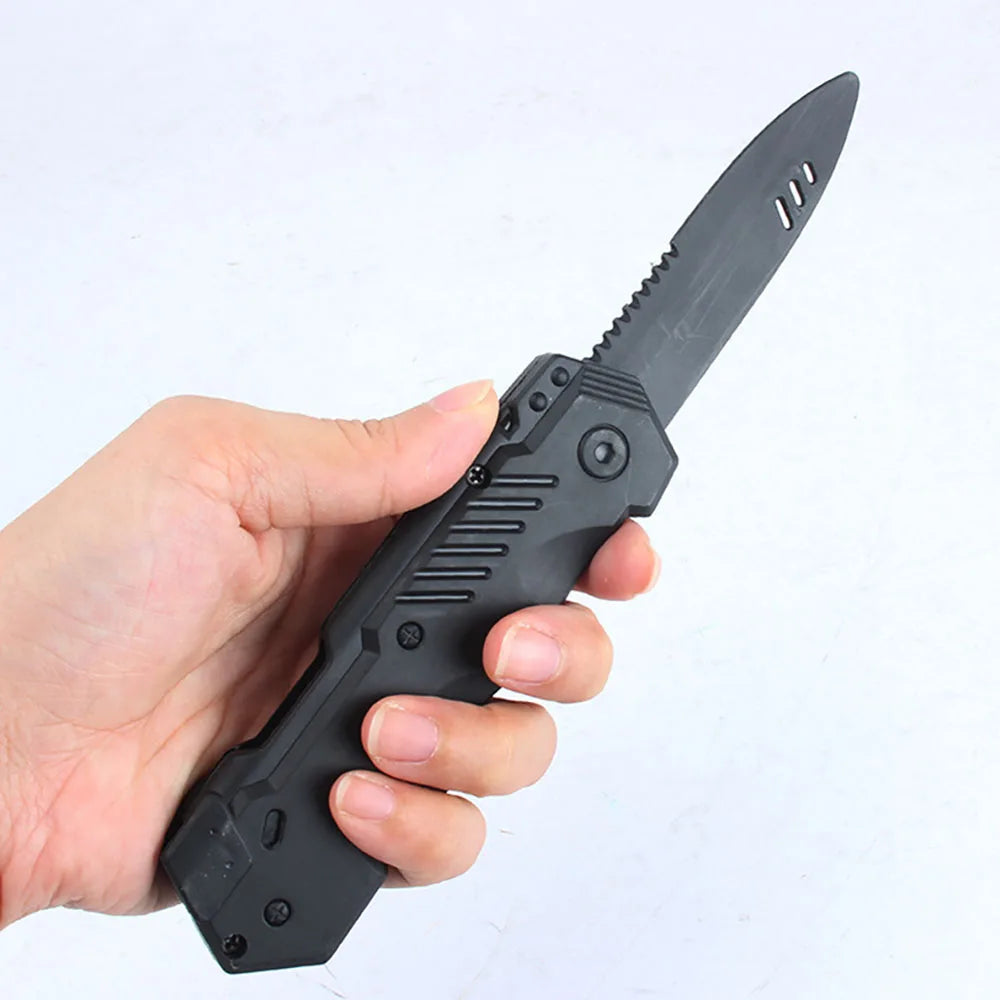Couteau d’Entraînement Rétractable en Plastique – Lame Escamotable Sécurité