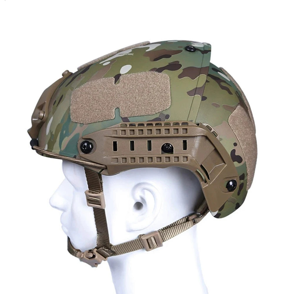 Casque tactique style AirFrame airsoft high cut ABS - BLACKBEARD OUTDOOR INDUSTRIES