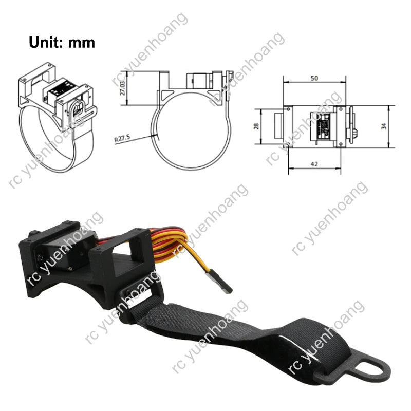 Lanceur Servo Airdrop FPV 5-12V à Déclenchement Rapide — Tir Simple ou Double — Airsoft & RC - BLACKBEARD OUTDOOR INDUSTRIES