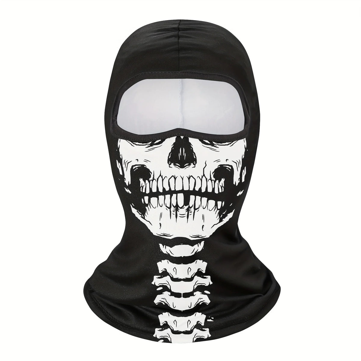 Cagoule masque intégral imprimé, protection visage adulte