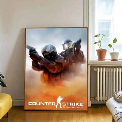 Poster Counter-Strike CS2 – Affiche Murale HD Gaming, Décoration Salon, Bureau & Chambre (Sans Cadre)