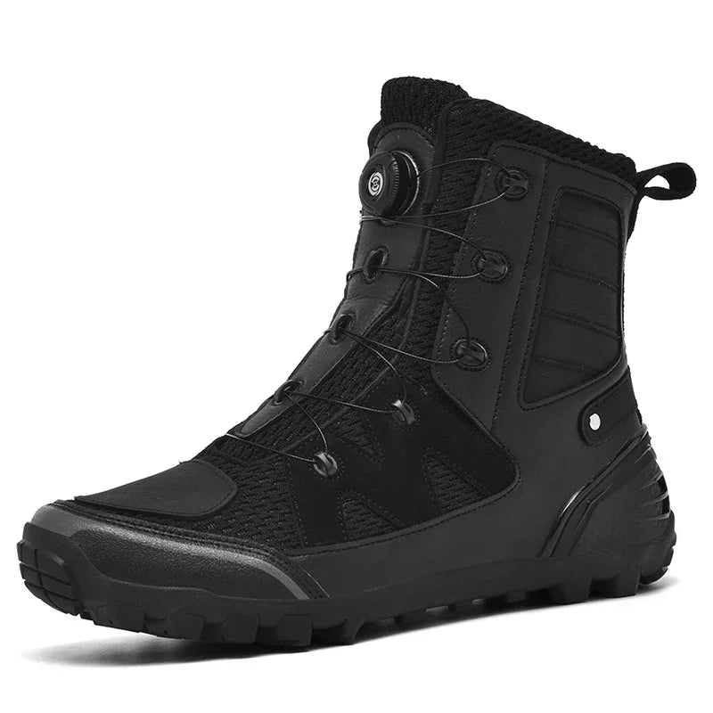 Bottes Moto Homme – Chaussures Respirantes 4 Saisons – Bottines de Moto Style Cruiser / Touring | Unisexe - BLACKBEARD OUTDOOR INDUSTRIES