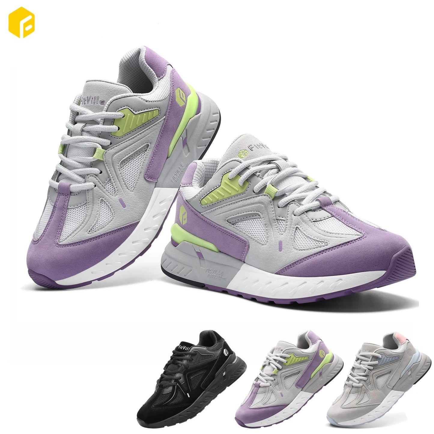 Chaussures de Marche Femme Larges FitVille – Fasciite Plantaire & Pieds Plats