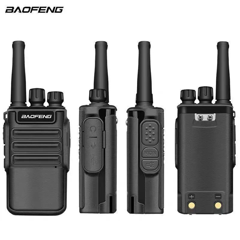 Talkie-Walkie Mini Baofeng BF-V8A 5W – Étanche IP67, Charge USB-C, Portée 5 km