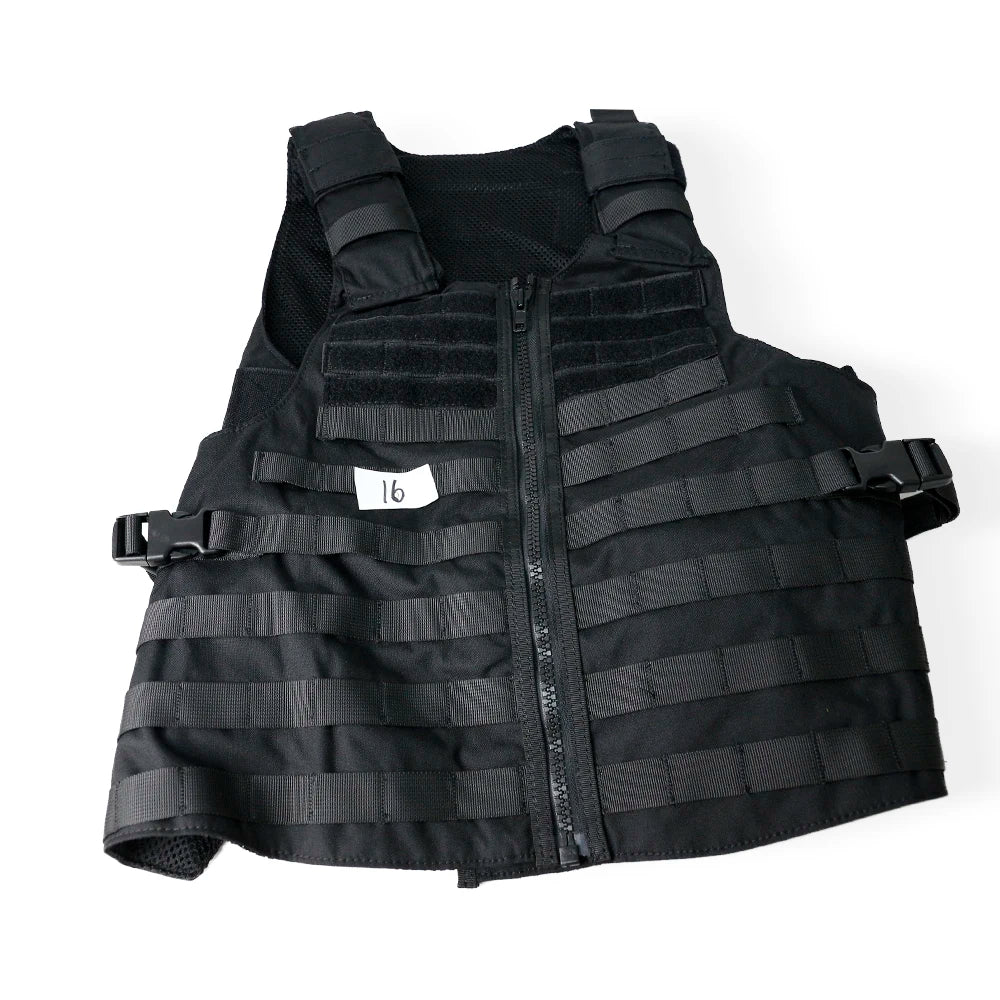 Gilet Tactique MOLLE Ajustable – Oxford Haute Densité, Bandes Réfléchissantes, Détachement Rapide | Airsoft, Sécurité