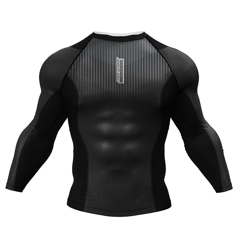 Ensemble Rashguard MMA – T-Shirt + Pantalon Compression – Jiu Jitsu / Kickboxing / Grappling - BLACKBEARD OUTDOOR INDUSTRIES