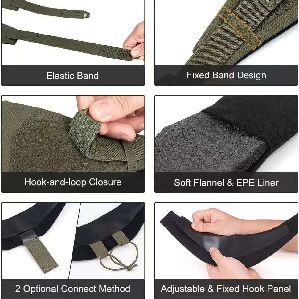 Protection cou tactique universelle pour gilet FCSK CPC 6094 JPC équipement de chasse airsoft en nylon - BLACKBEARD OUTDOOR INDUSTRIES