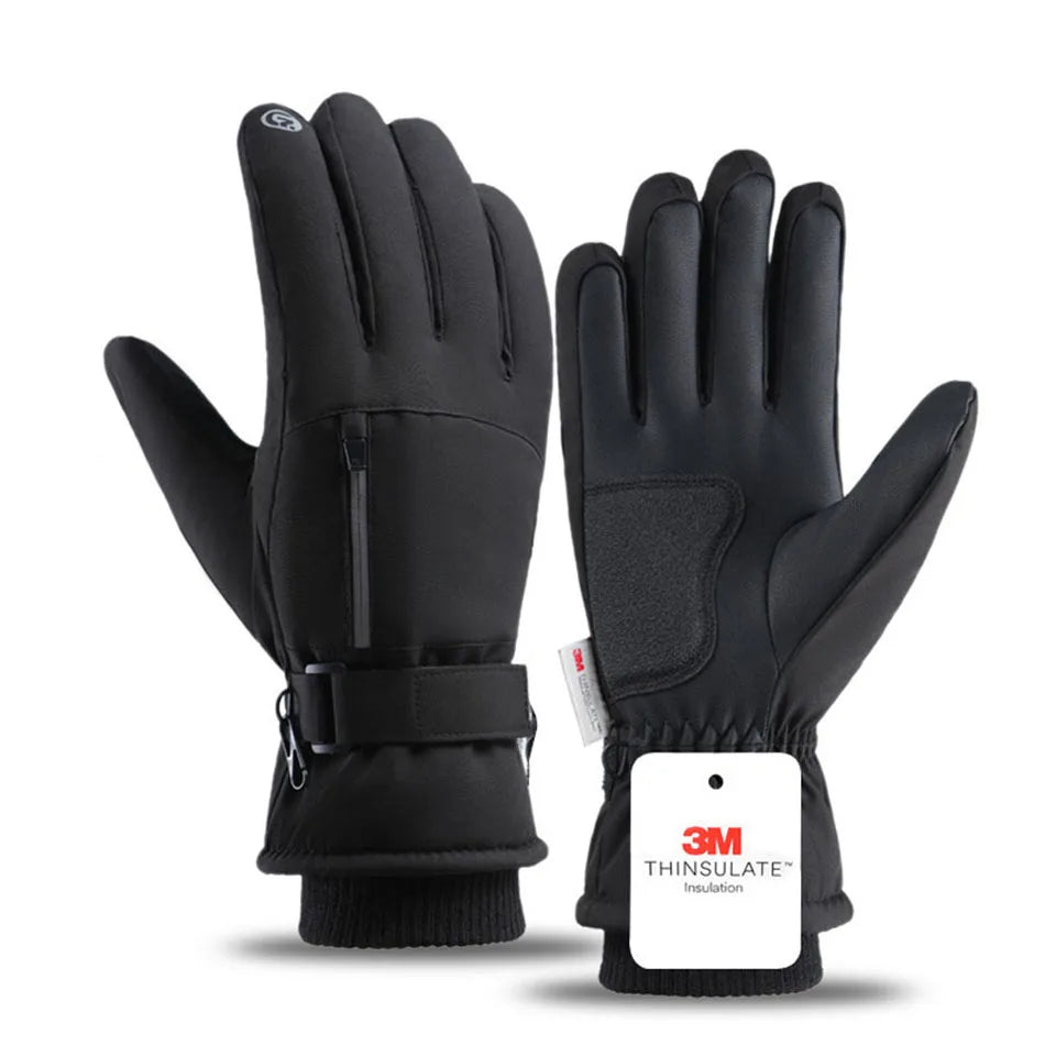 Gants Hiver Chauds GTUBIKE – Vélo Ski Randonnée Tactile Imperméable