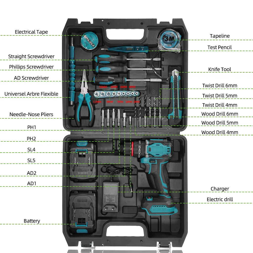 perceuse sans fil NEWBENY 21+3 BLACKBEARD OUTDOOR INDUSTRIES