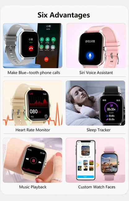 Montre connectée sport avec appels Bluetooth et GPS