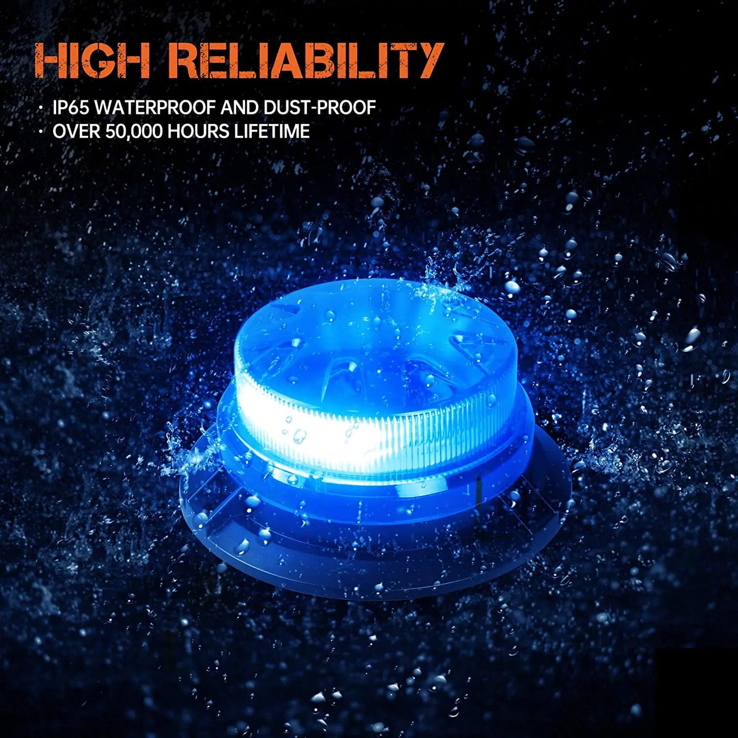 Gyrophare LED Magnétique Police 24W — Feu Stroboscopique Urgence 12V/24V - BLACKBEARD OUTDOOR INDUSTRIES