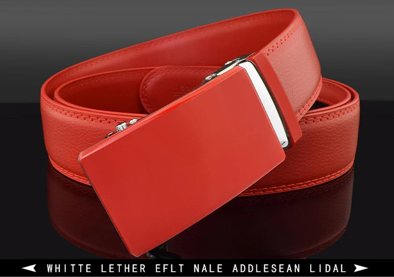 ceinture en cuir de vachette uni Ma boutique