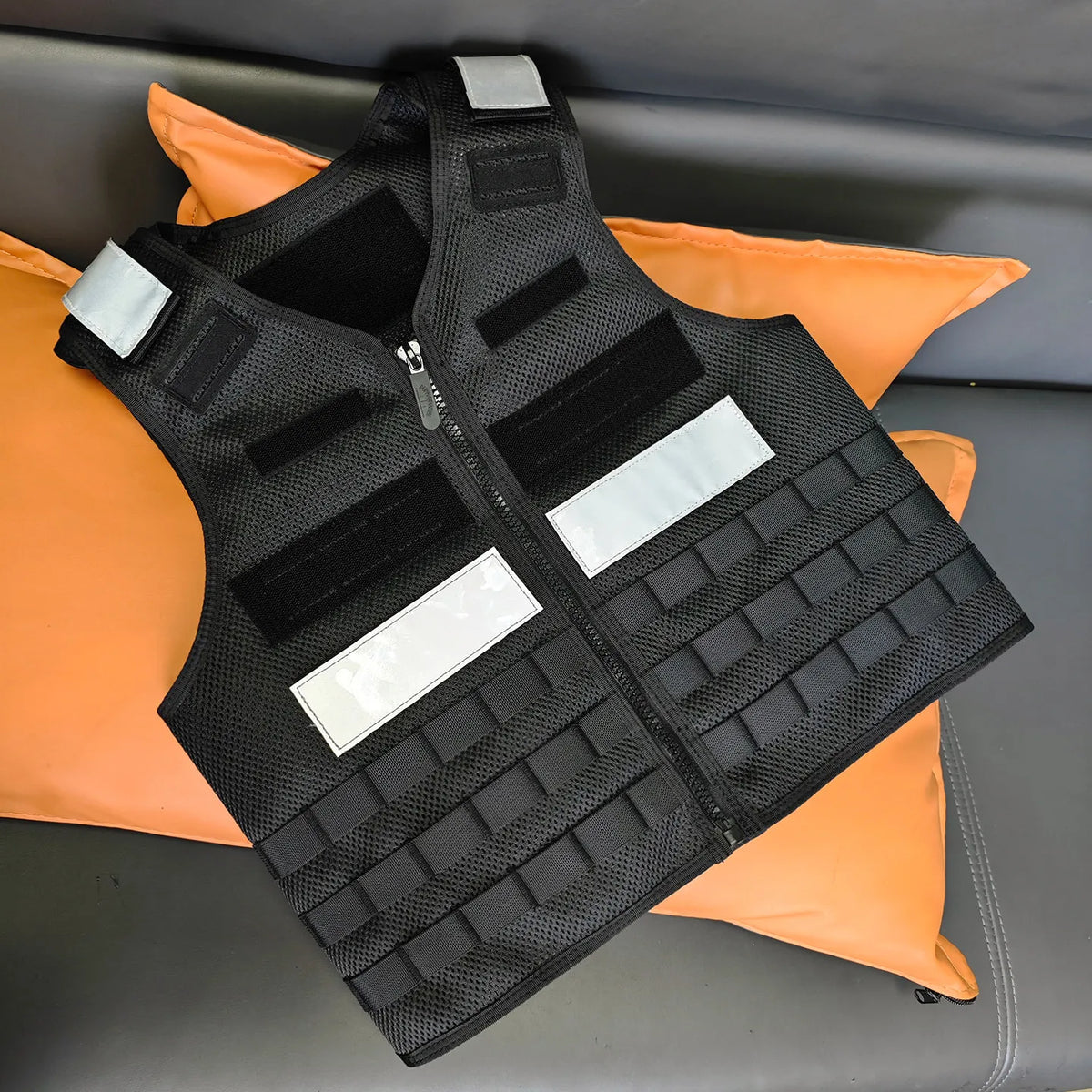 Gilet Tactique Réfléchissant Multifonction – Respirant, Ceinture Tissée, Grande Capacité