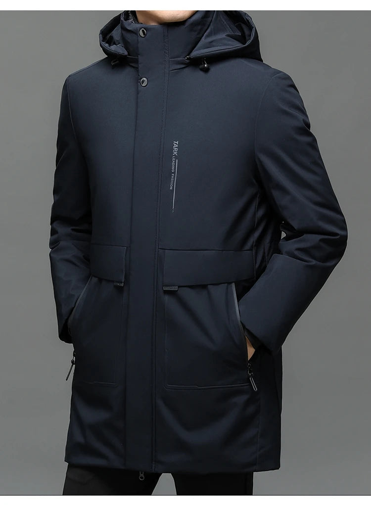 Parka Homme d'Hiver avec Col à Capuche, Résistante à l'Eau et au Vent - Confort et Chaleur -40°C BLACKBEARD OUTDOOR INDUSTRIES