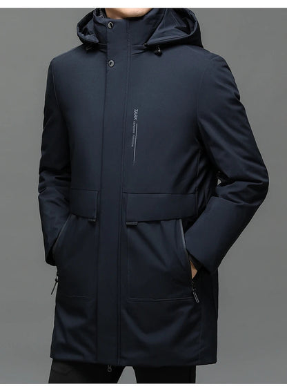 Parka Homme d'Hiver avec Col à Capuche, Résistante à l'Eau et au Vent - Confort et Chaleur -40°C BLACKBEARD OUTDOOR INDUSTRIES