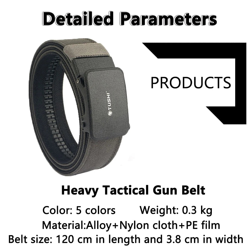 Ceinture TUSHI IPSC Tactical en Métal Automatique Ma boutique